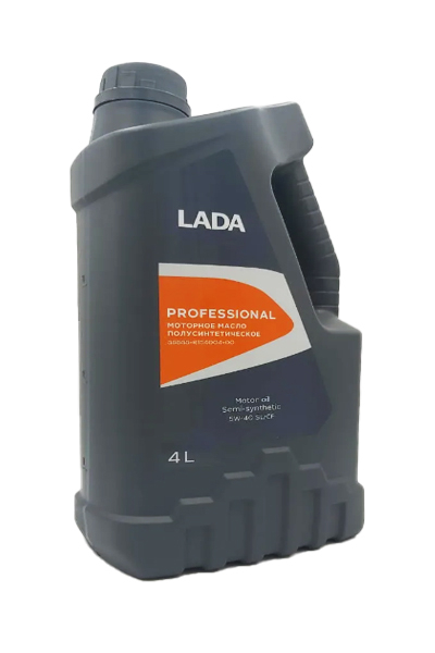 Масло моторное полусинтетическое LADA Professional 5W-40 SL/CF 4L
