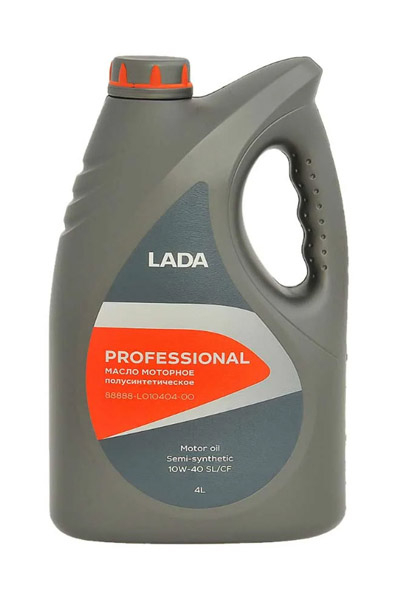 Масло моторное полусинтетическое LADA Professional 10W-40 SL/CF 4L