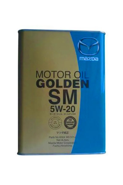 Масло моторное синтетическое MAZDA Golden SM 4L
