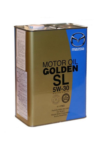 Масло моторное синтетическое MAZDA GOLDEN 5W-30 SL 4L