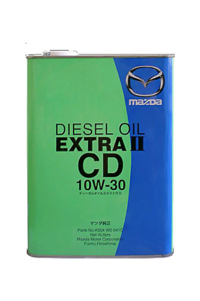 Масло моторное минеральное MAZDA Deisel Extra II 10W-30 CD 4L