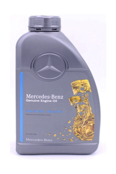 Масло моторное синтетическое MERCEDES-BENZ Genuine MB 229.5 5W-40 CF/SM/SN 1L