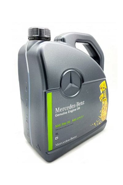 Масло моторное синтетическое MERCEDES-BENZ Genuine MB 229.51 5W-30 SN/CF 5L