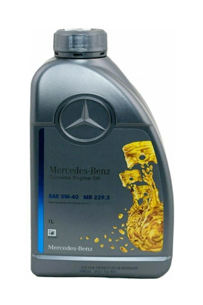 Масло моторное синтетическое MERCEDES-BENZ PKW Motorenol 229.3 5W-40 1L