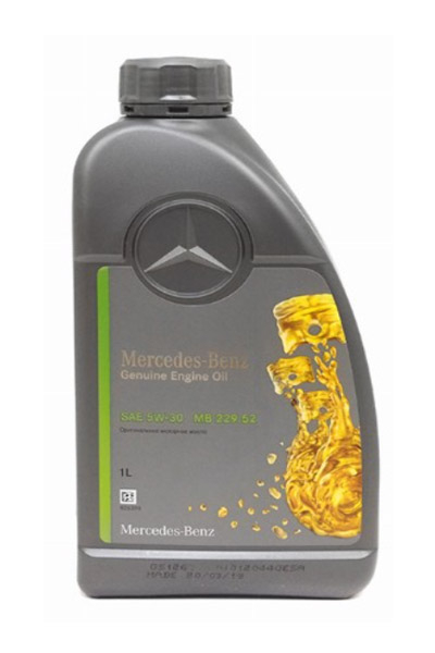 Масло моторное синтетическое MERCEDES-BENZ PKW Motorenol MB 229.52 5W-30 1L