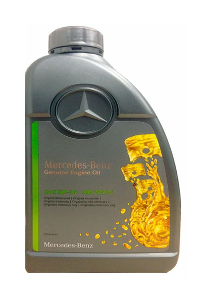 Масло моторное синтетическое MERCEDES-BENZ PKW Motorenol MB 229.51 5W-30 1L