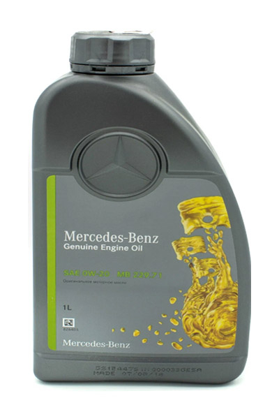 Масло моторное синтетическое MERCEDES-BENZ Genuine MB 229.71 0W-20 1L