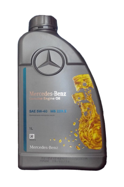 Масло моторное синтетическое MERCEDES-BENZ PKW Motorenol MB 229.5 5W-40 5L