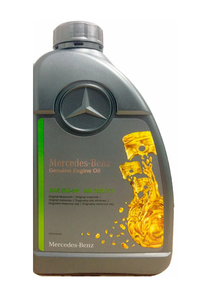 Масло моторное синтетическое MERCEDES-BENZ PKW Motorenol MB 229.51 5W-30 1L