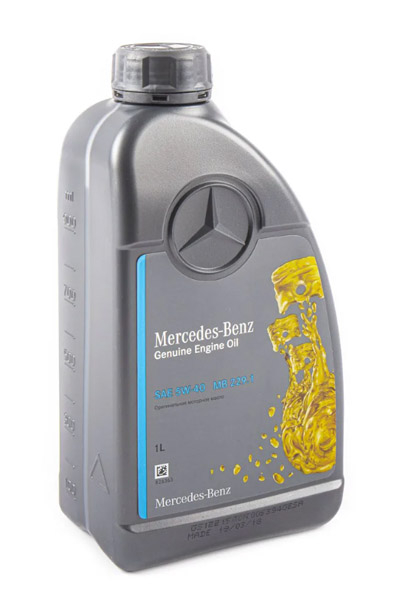 Масло моторное синтетическое MERCEDES-BENZ PKW Motorenol MB 229.1 5W-40 1L