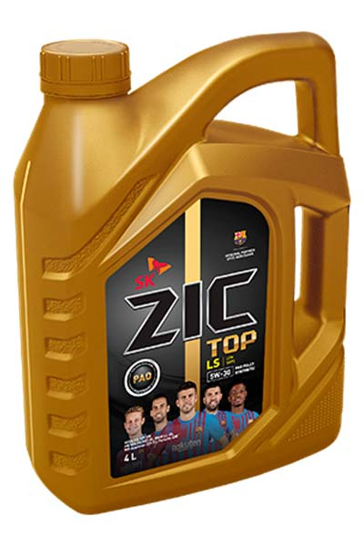 Масло моторное PAO синтетическое ZIC TOP LS 5W-30 C3 SN 4L