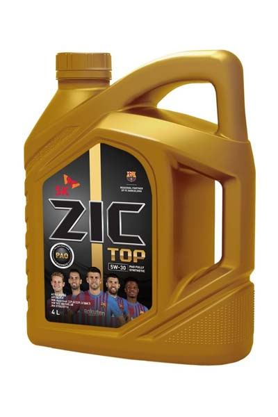Масло моторное PAO синтетическое ZIC TOP 5W-30 A3/B4 SL 4L