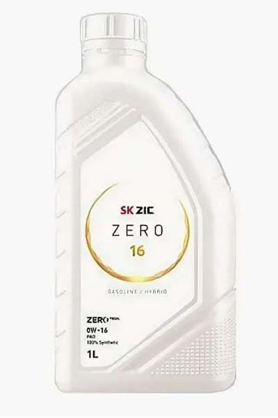 Масло моторное PAO синтетическое ZIC ZERO 16 0W-16 SP GF-6B 1L