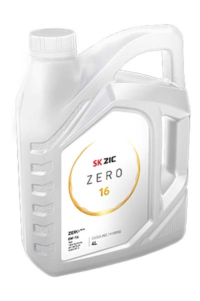 Масло моторное PAO синтетическое ZIC ZERO 16 0W-16 SP GF-6B 4L