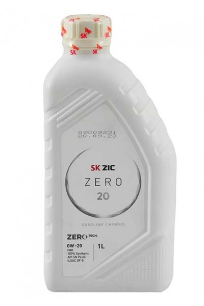 Масло моторное PAO синтетическое ZIC ZERO 20 0W-20 SP GF-6A 1L