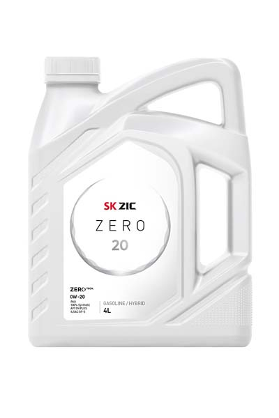 Масло моторное PAO синтетическое ZIC ZERO 20 0W-20 SP GF-6A 4L