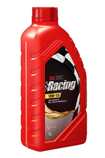 Масло моторное PAO синтетическое ZIC RACING 10W-50 A3/B4 1L