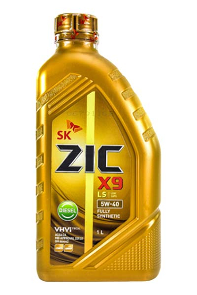 Масло моторное синтетическое ZIC X9 LS DIESEL 5W-40	C3 SN/CF 1L