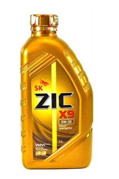 Масло моторное синтетическое ZIC X9 5W-30 A3/B3/B4 SL 1L