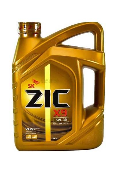 Масло моторное синтетическое ZIC X9 5W-30 A3/B3/B4 SL 4L