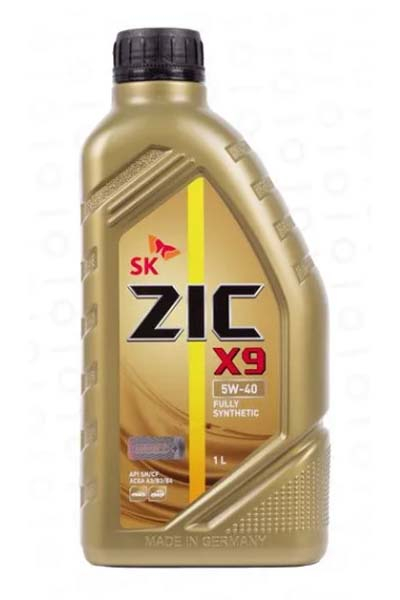 Масло моторное синтетическое ZIC X9 5W-40 A3/B4 SP 1L