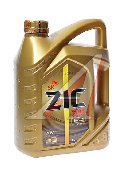 Масло моторное синтетическое ZIC X9 5W-40 A3/B4 SP 4L