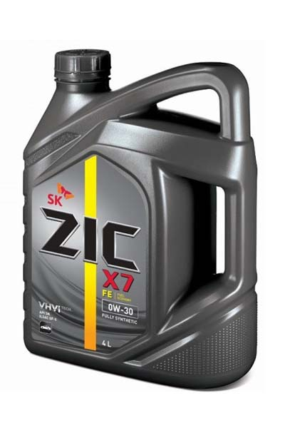 Масло моторное  синтетическое ZIC X7 FE 0W-30 SP GF-6 4L