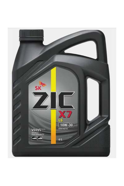 Масло моторное синтетическое ZIC X7 LS 5W-30 C3 SN 4L