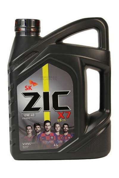 Масло моторное синтетическое ZIC X7 LS 10W-40 C3 SN/CF 4L