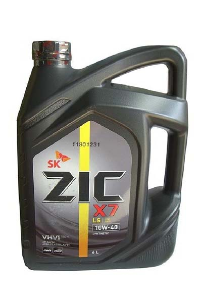 Масло моторное синтетическое ZIC X7 LS 10W-40 C3 SN/CF 6L