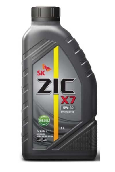 Масло моторное синтетическое ZIC X7 DIESEL 5W-30 A3/B3 A3/B4 SL/CF 1L