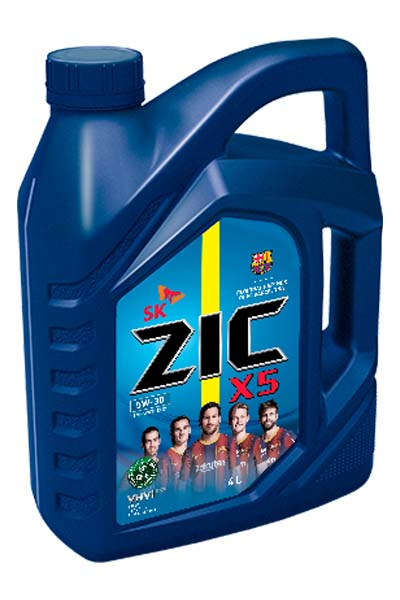 Масло моторное синтетическое ZIC X5 5W-30 SP GF-6 4L