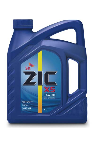 Масло моторное синтетическое ZIC X5 5W-30 SP GF-6 6L