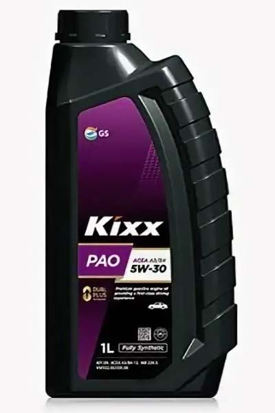 Масло моторное PAO-синтетическое KIXX PAO  5W-30 A3/B4 SN   1L