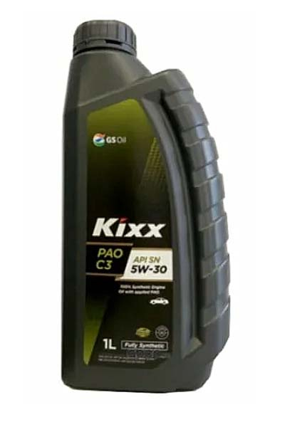 Масло моторное PAO-синтетическое KIXX PAO C3  5W-30 C3 SN   1L