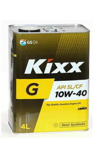 Масло моторное полусинтетическое KIXX G 10W-40 SL/CF   4L