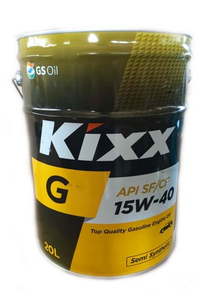 Масло моторное полусинтетическое KIXX G 15W-40 SF/CF   20L