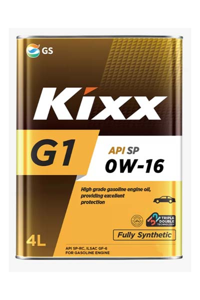 Масло моторное синтетическое KIXX G1  0W-16 SP-RC GF-6B   4L