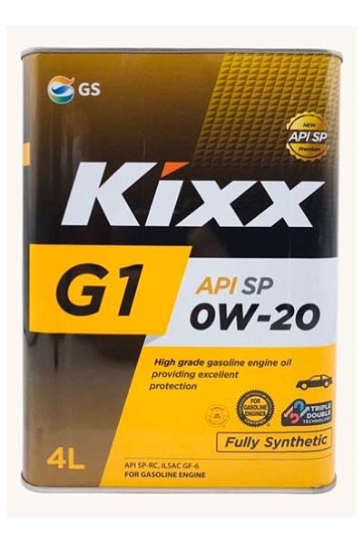 Масло моторное синтетическое KIXX G1  0W-20 SP-RC GF-6A   4L