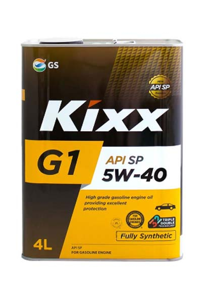 Масло моторное синтетическое KIXX G1  5W-40 SP   4L