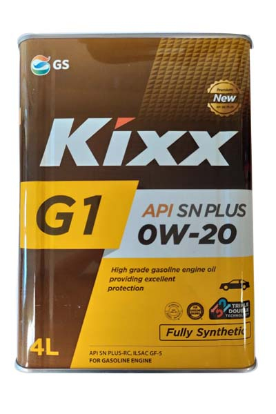 Масло моторное синтетическое KIXX G1  0W-20 SN+ RC GF-5   4L