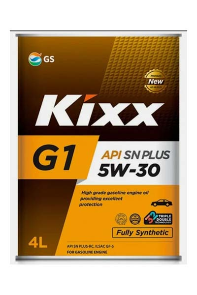 Масло моторное синтетическое KIXX G1  5W-30 SN+ RC GF-5   4L