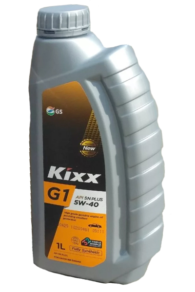 Масло моторное синтетическое KIXX G1  5W-40 SN+   1L