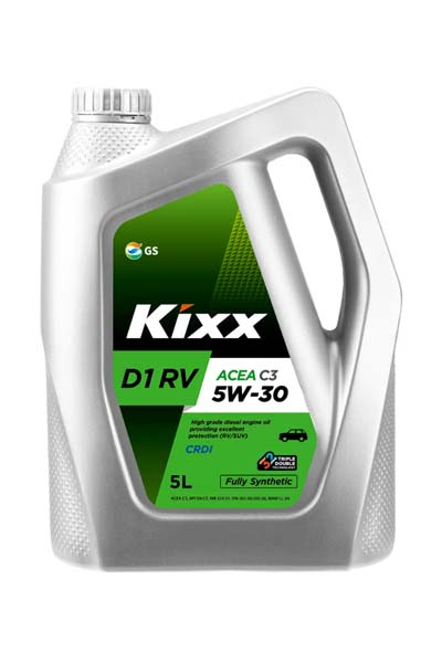 Масло моторное синтетическое KIXX D1 RV  5W-30 C3 SN/CF   5L