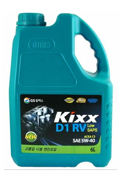 Масло моторное синтетическое KIXX D1 RV  5W-40 C3 SN/CF   6L