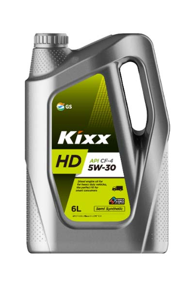 Масло моторное полусинтетическое KIXX HD  5W-30 CF-4/SG   6L