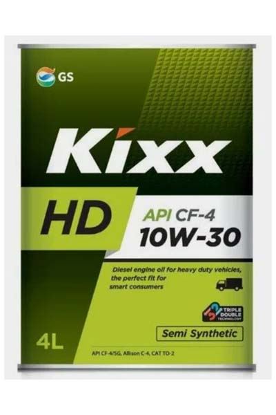 Масло моторное полусинтетическое KIXX HD 10W-30 CF-4/SG   4L