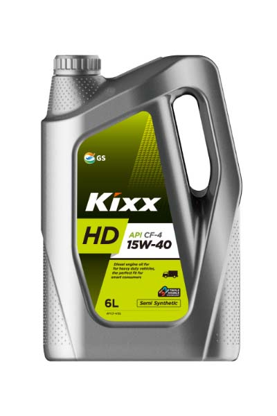 Масло моторное полусинтетическое KIXX HD 15W-40 CF-4/SG   6L