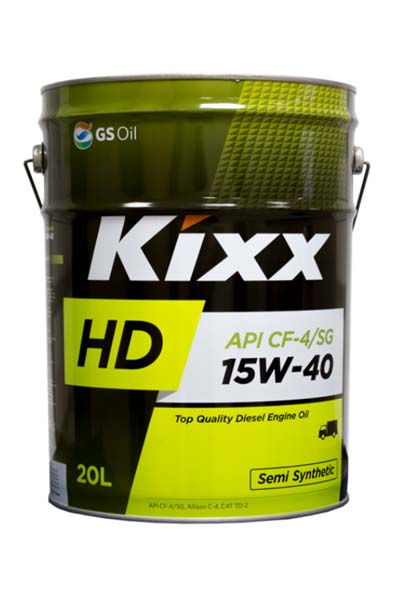 Масло моторное полусинтетическое KIXX HD 15W-40 CF-4/SG   20L