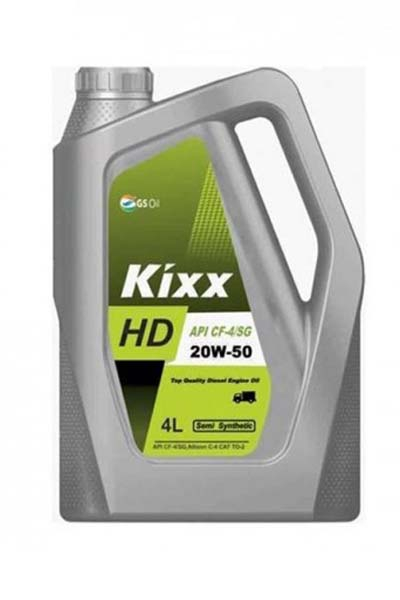 Масло моторное полусинтетическое KIXX HD 20W-50 CF-4/SG   4L